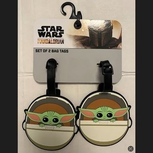 DISNEY STAR WARS GROGU LUGGAGE TAGS - NWT